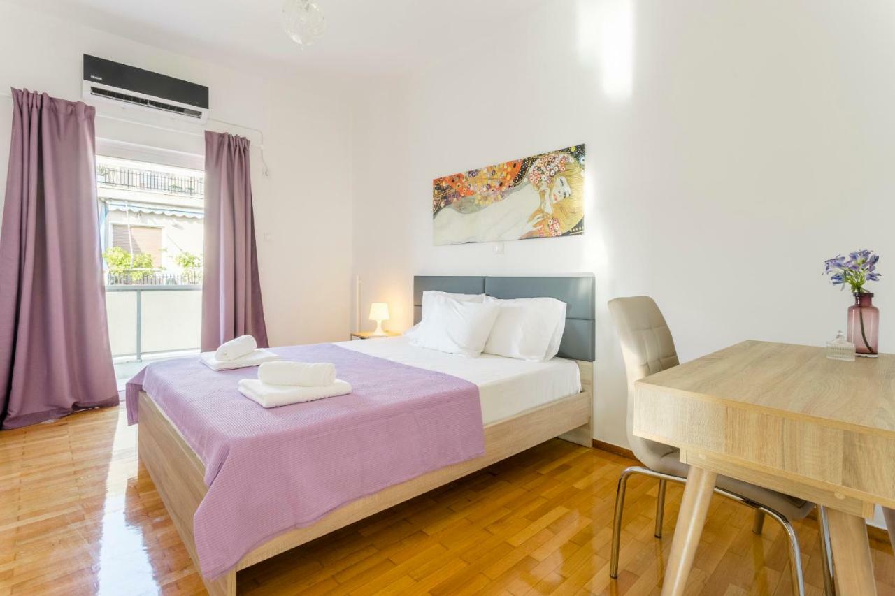 Bright 2 Bedrooms Apt. In The Heart Of Athens W Stunning Views To Acropolis Dış mekan fotoğraf